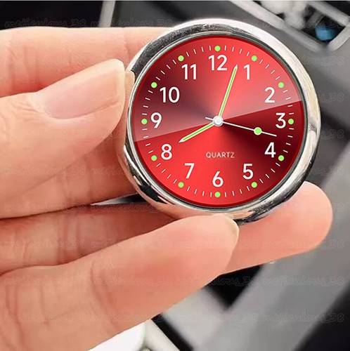 Red mini car - mini, clock