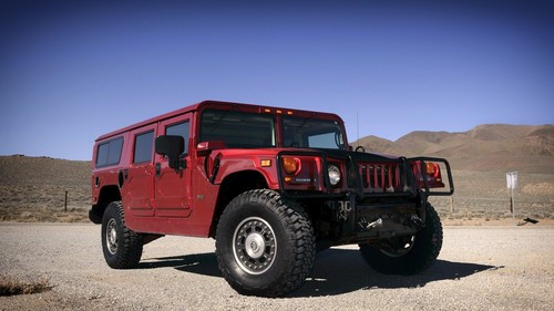 Car vehicle hummer red - vehicle, sports
