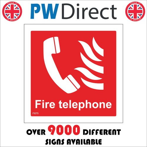 Sign fire telephone flames - sign,