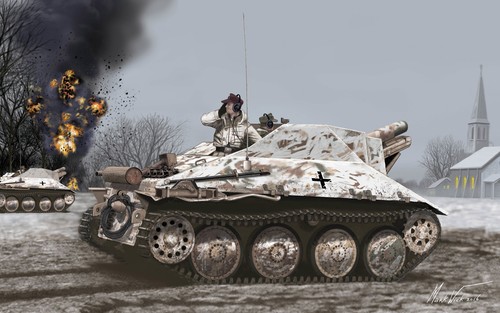 Tank army military snow - tank,