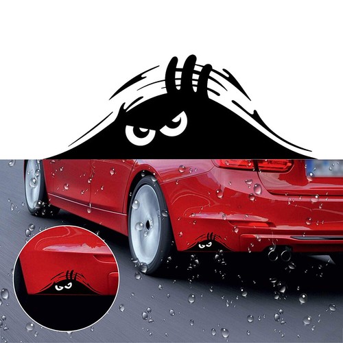Black sticker car - black,