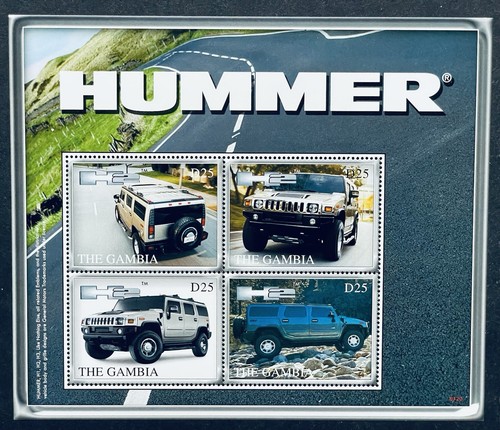 Gambia hummer vehicles stamps - hummer,