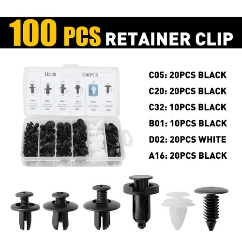 100pcs car plastic trim - car,