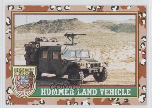 1991 topps desert - storm, hummer