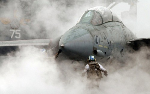 Military aircraft smoke - smoke, united