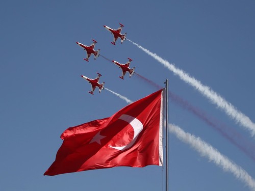 Turkish stars turkey flag - turkish,