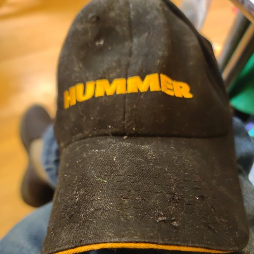 Hummer hat black yellow - hat, &