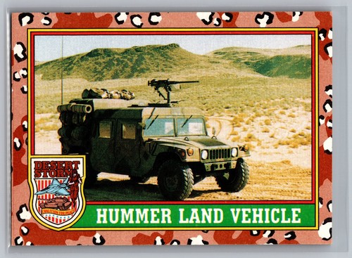 Hummer land vehicle 1991 topps - hummer,