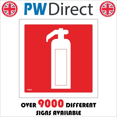 Sign fire extinguisher - sign,
