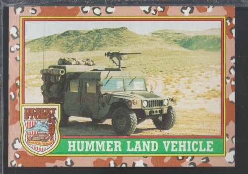 Desert storm topps hummer - desert, #44